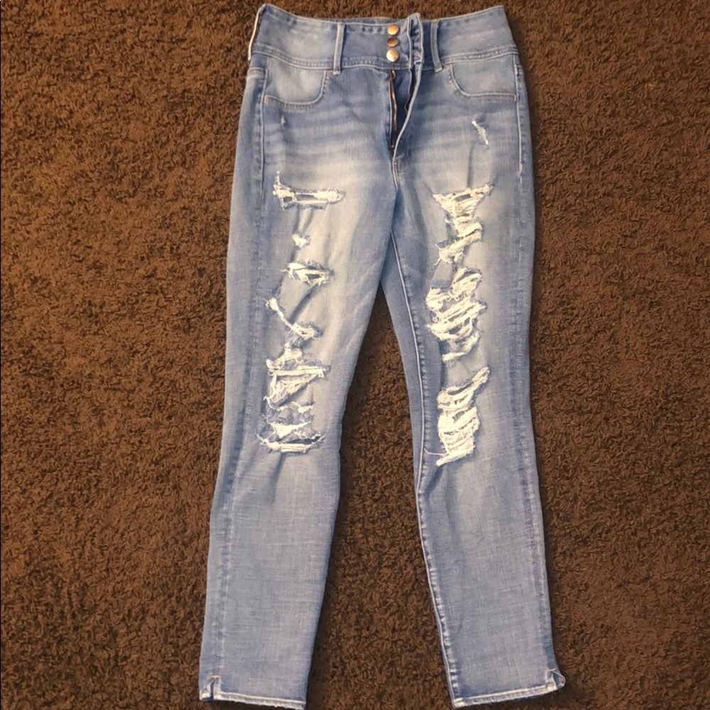 American eagle high waisted super stretch jeans